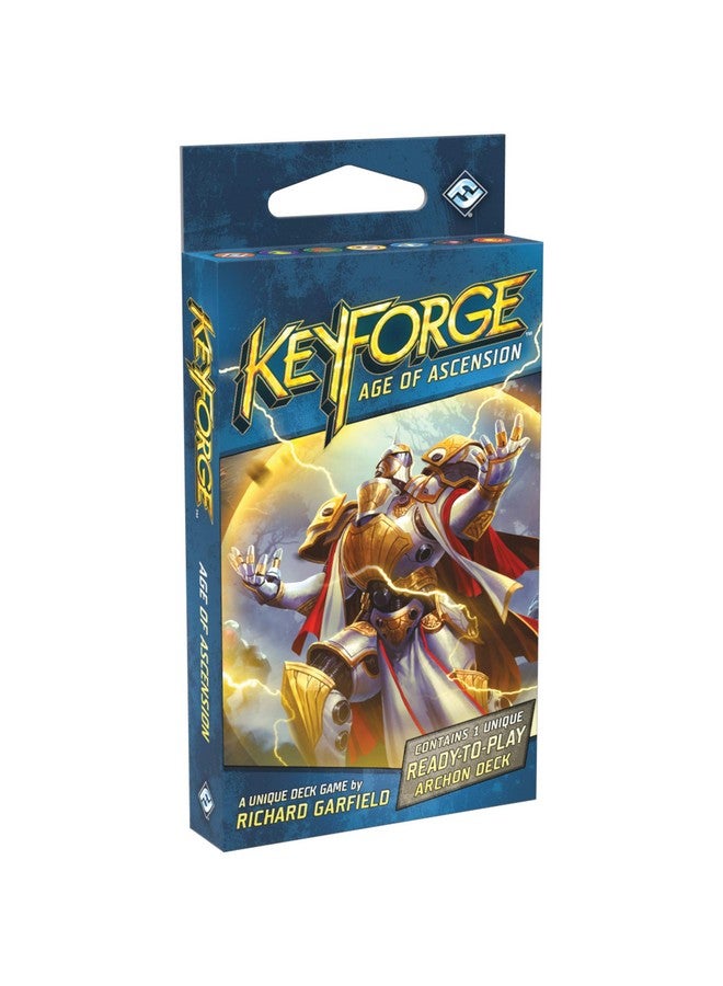 Fantasy Flight Games KeyForge Age of Ascension 1 - Pack Archon Deck Display | Fast-Paced Card Game | Strategy Game for Adults and Teens | Ages 14+ | 2 Players | Average Playtime 45 Minutes | Made - Image 1