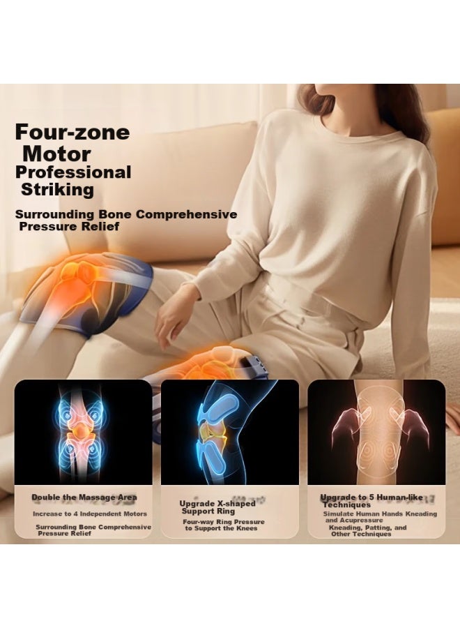 Skg Knee Massager W3 Second Generation Knee Massager, Knee Joint Warming Electric Heating Knee Pad, Hot Compress For Cold Legs, Birthday And New Year Gift, Practical Present For Elderly Parents And Elders - Image 2