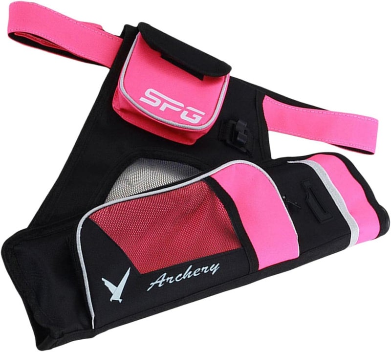 klarako Archery Arrow Quiver Waist Bag Holder W/Pockets Bow Pouch Holder for Accessories - Image 1