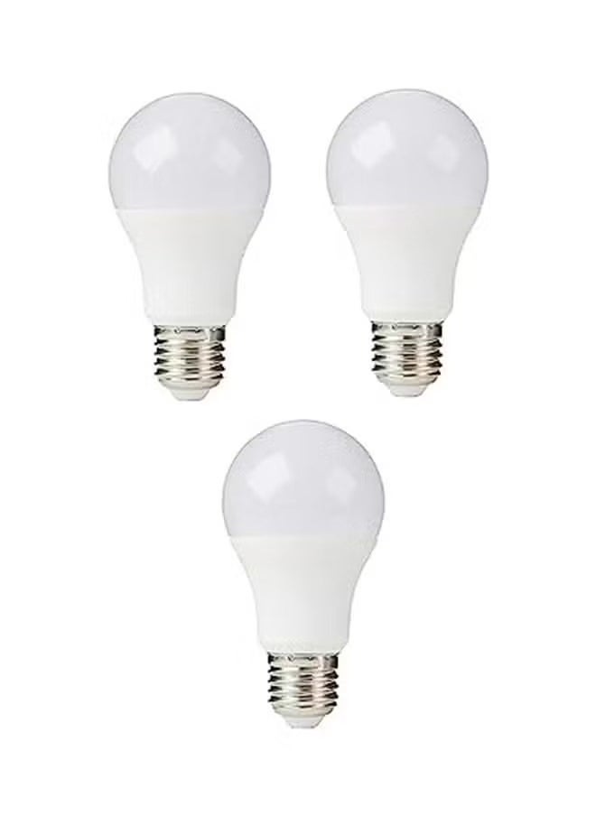 Generic Pack of 3 LED Light Bulbs – 9W Each for Bright & Efficient Lighting White Light with Long Lifespan & Energy-Saving Performance Perfect for Homes, Offices, Shops & Everyday Use  - Image 1
