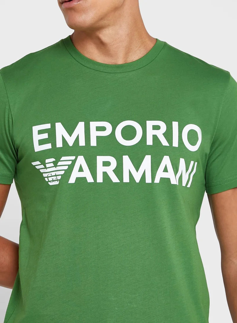 EMPORIO ARMANI Logo Crew Neck T-Shirt