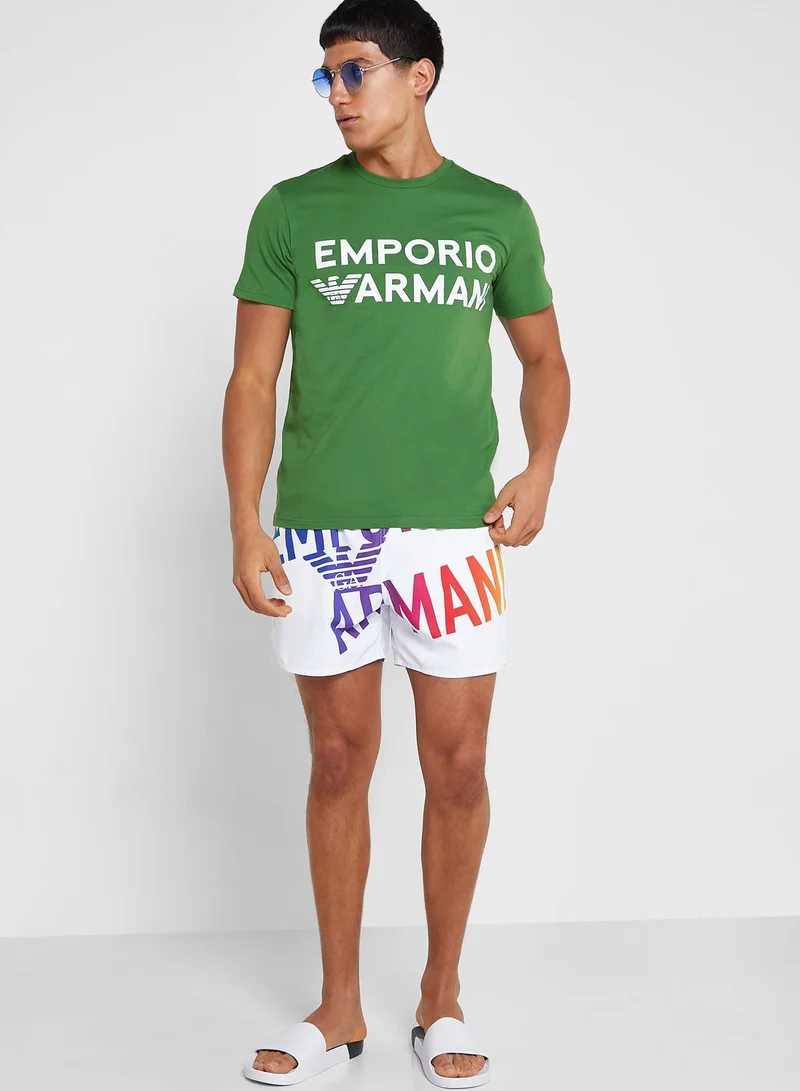 EMPORIO ARMANI Logo Crew Neck T-Shirt