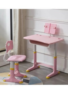 DubaiGallery Popular Plastic Study Table and Chair Height Adjustable Desk Set for Children  - Image 2