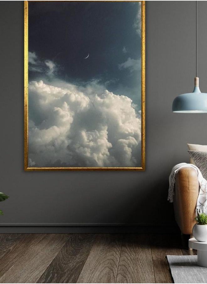 Vintage Cloudy Sky Framed Wall Art Print, Moody Sky Artwork, Ready to Hang, Large Gallery Art - pzsku/Z01A70D5E287F7ED46ABFZ/45/_/1727311568/81d2753e-fd36-4a2c-b095-de8b6fc77441