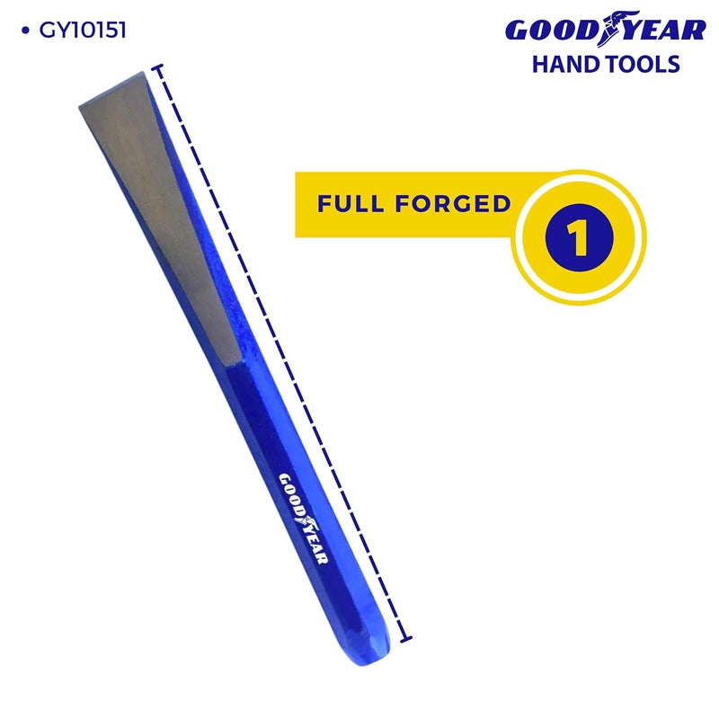 Goodyear Cast Iron Chisel Octagonal Blue 200Mm - Image 3
