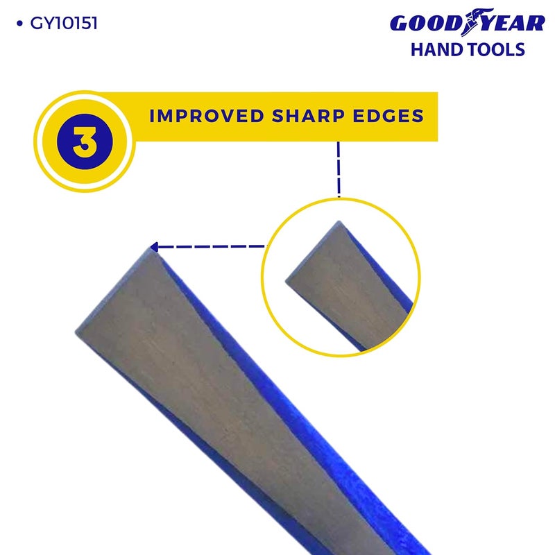 Goodyear Cast Iron Chisel Octagonal Blue 200Mm - Image 5
