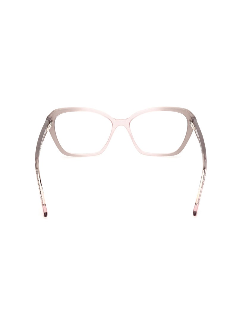 GUESS إطارات نظارات نسائية على شكل فراشة - GU5011502052 - حجم العدسة: 52 مم - رمادي - Image 4