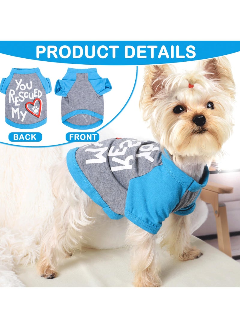 erorex Male Dog Shirts - Small Dog Clothes for Boys - xs Puppy Clothes - Dog Shirt Pack of 4 - Dog Tshirts Outfits for Small Dogs - Chihuahua Clothes (4PC/Love,Free Kisses,Babe,EAT Sleep, X-Small)  - Image 4