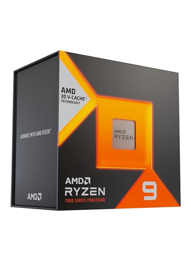 اي ام دي Ryzen 9 7900X3D 4.4GHz L2 L3 AM5 Desktop Processor Boxed ‎Black - Image 2