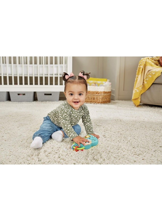 Baby 4-In-1 Tummy Time Fawn, Sensory Animal Baby Pillow With Lights, Sounds & Music, Interactive Gift For Infants 3, 6, 9, 12 Months +, English Version