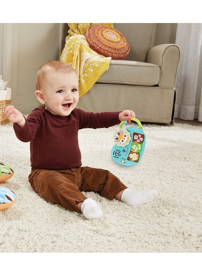 Baby 4-In-1 Tummy Time Fawn, Sensory Animal Baby Pillow With Lights, Sounds & Music, Interactive Gift For Infants 3, 6, 9, 12 Months +, English Version