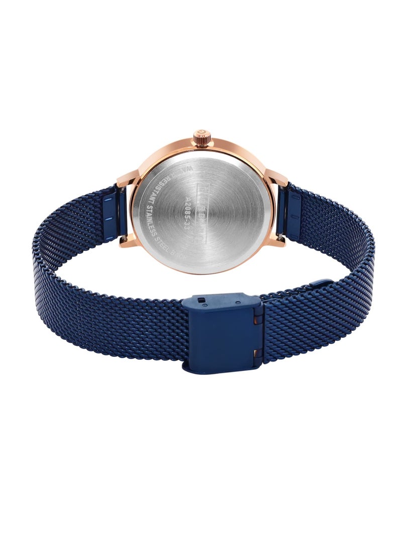 Giordano Designer Analog Women's Watch Metal Strap Diamond Studded Classic-A2085 - Image 4