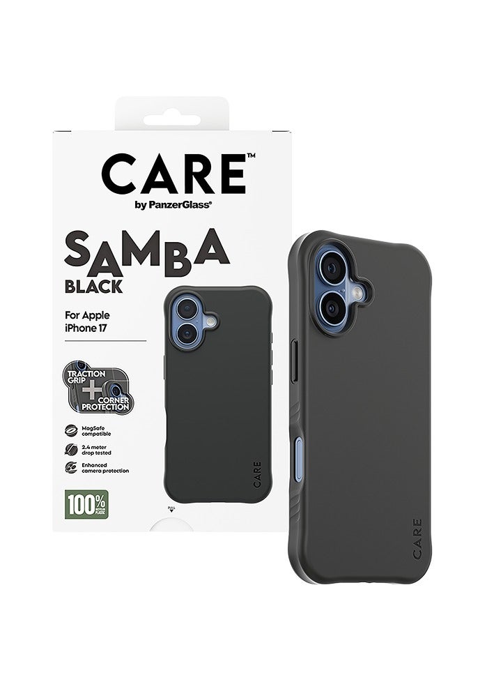 PanzerGlass CARE Fashionable Case Samba with MagSafe iPhone 17 - Black - Image 2