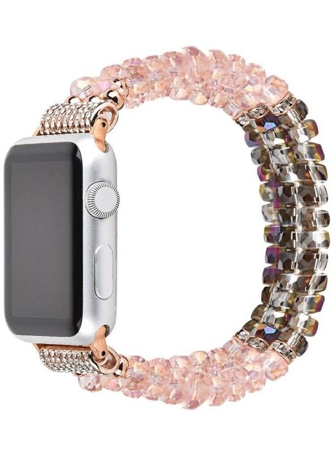 NIBEMINENT Replacement Watchband For Apple Watch Crystal Pink - Image 3