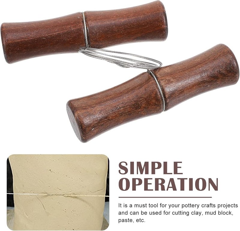 3 مجموعات من أدوات قطع الطين المحمولة المصنوعة من الفولاذ المقاوم للصدأ للفخار والحرف اليدوية، تقطيع وتقطيع فعال - Image 5