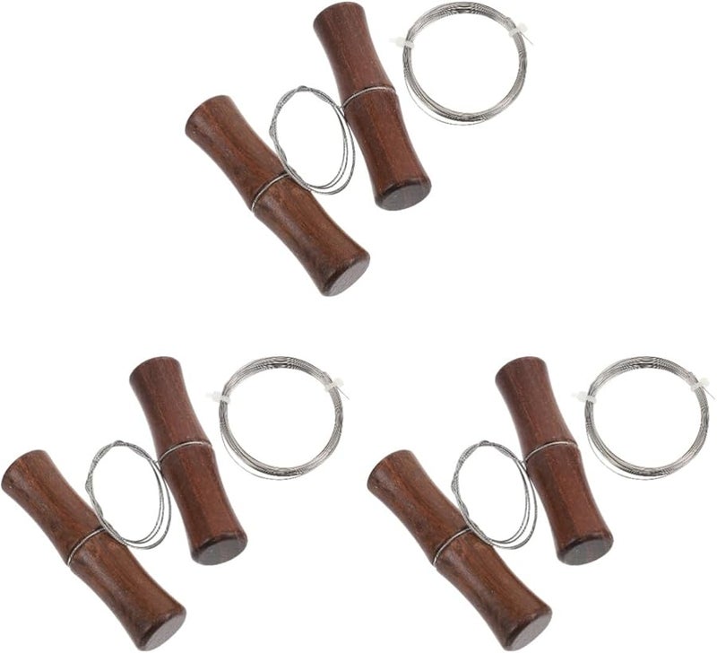 3 مجموعات من أدوات قطع الطين المحمولة المصنوعة من الفولاذ المقاوم للصدأ للفخار والحرف اليدوية، تقطيع وتقطيع فعال - Image 1