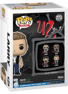 Funko POP Rocks: U2, ZooTV - Larry Mullen Funko Vinyl Figure (Bundled with Compatible Box Protector Case), Multicolored, 3.75 inches  - Image 4