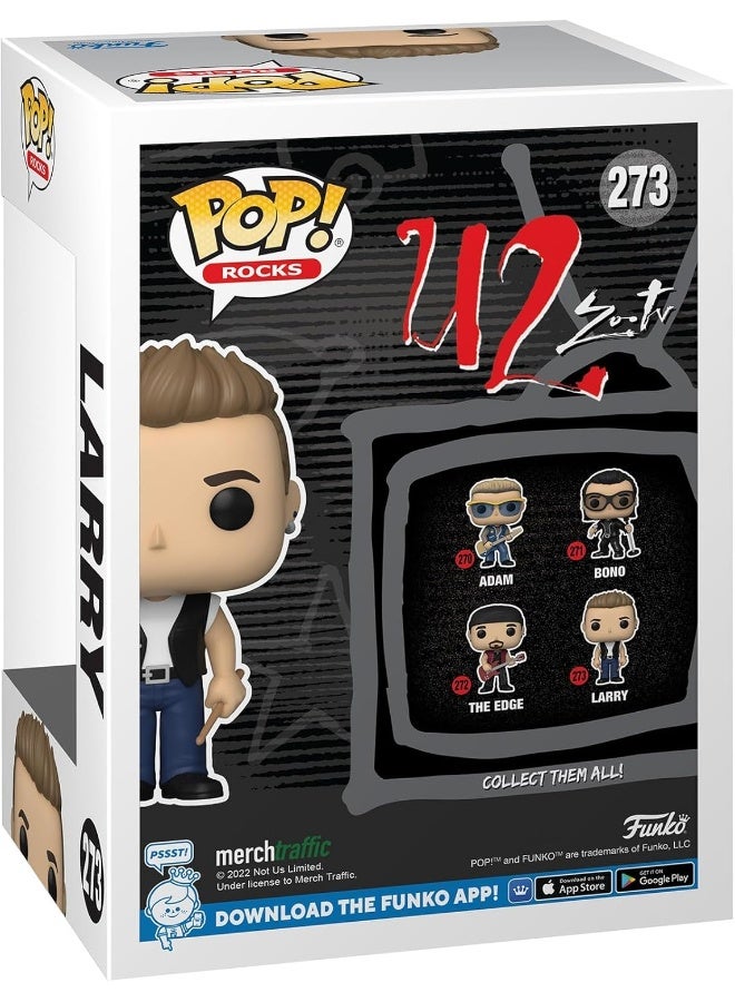 Funko POP Rocks: U2, ZooTV - Larry Mullen Funko Vinyl Figure (Bundled with Compatible Box Protector Case), Multicolored, 3.75 inches - Image 4
