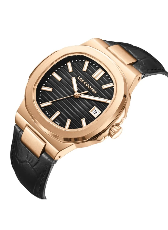 Lee Cooper Men's Leather Analog Watch LC08108.451 - 42 mm