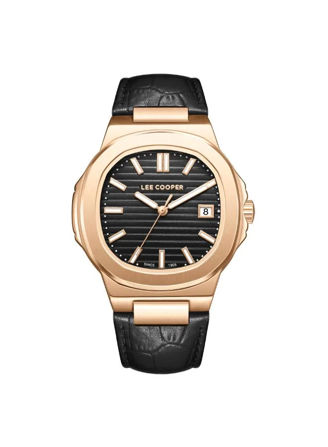Lee Cooper Men's Leather Analog Watch LC08108.451 - 42 mm