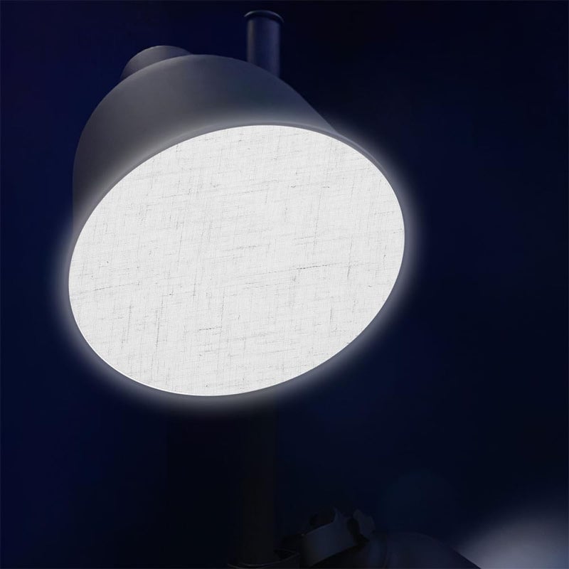 قرص منتشر LED مقاس 10 سم، غطاء إضاءة من القماش 4 قطع، واقي عيون ناعم، ظلال مصباح حضانة للسقف - Image 5