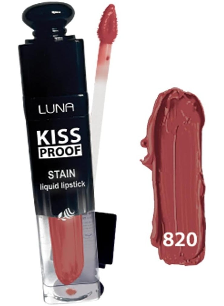 Luna Luna Kiss Proof Lipstick No.820 