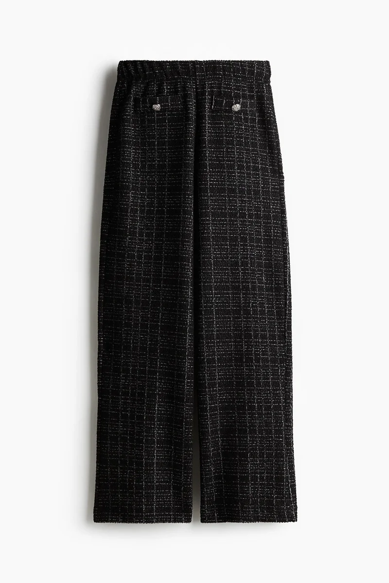 H&M Bouclé-jersey trousers