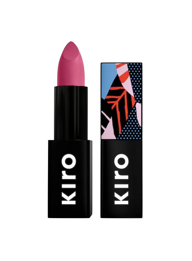 KIRO Lush Moist Matte Lipstick Tulip Bloom (Fresh Pink), 4.2 Gm, Smudgeproof, Long Lasting, Matte Lip Stick, Vegan, No Paraben, Jojoba Oil, Cocoa Butter, Non Toxic Lipstick For Intense Pigmentation - Image 1