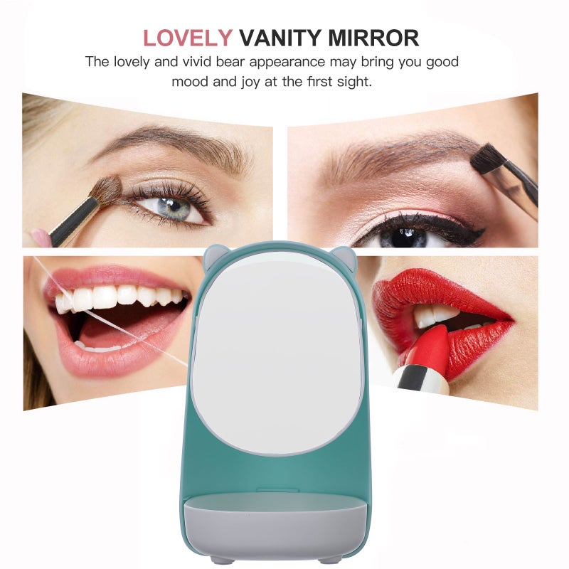 1 Pc Beautiful Makeup Vanity Mirror Adjustable Mirror for Women - Image 2