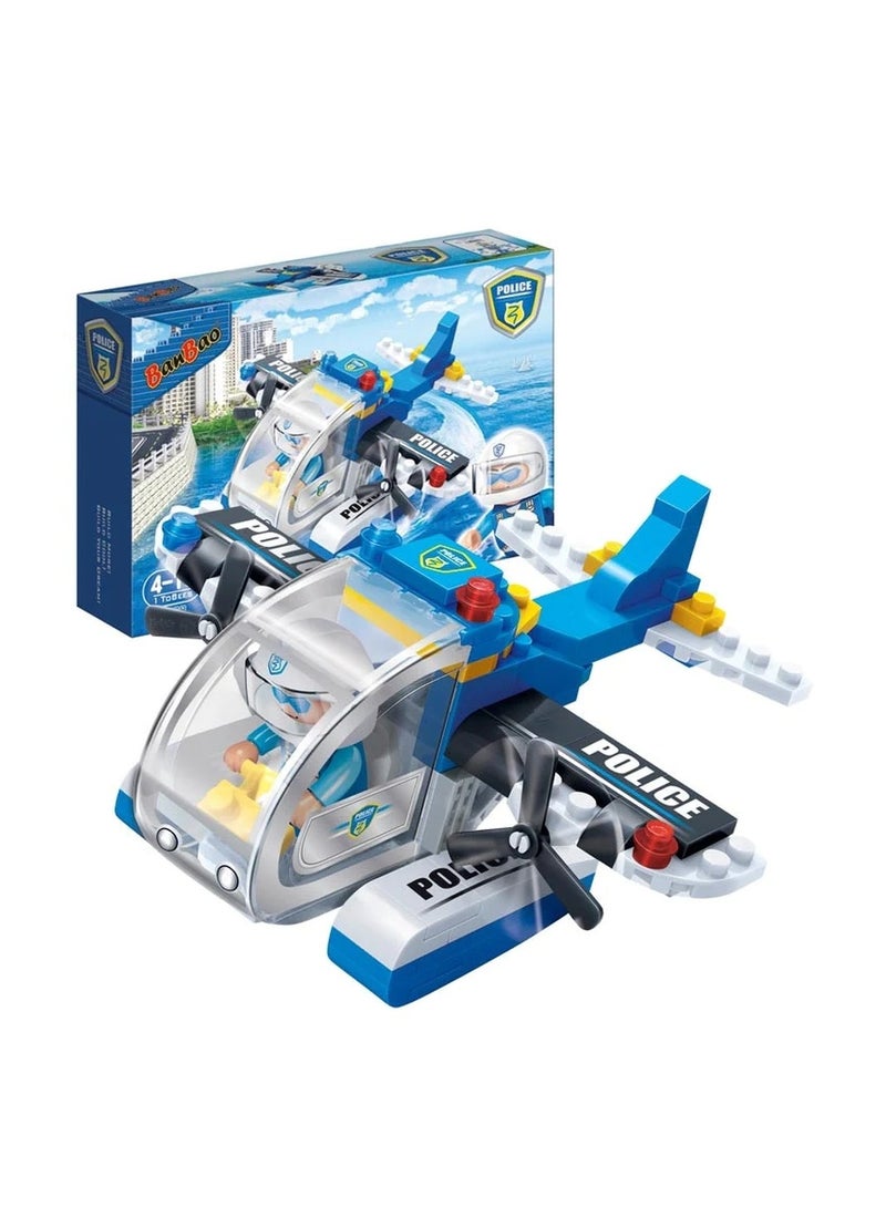 Banbao – Police Water Helicopter 112 Pieces – 7009 - Image 2
