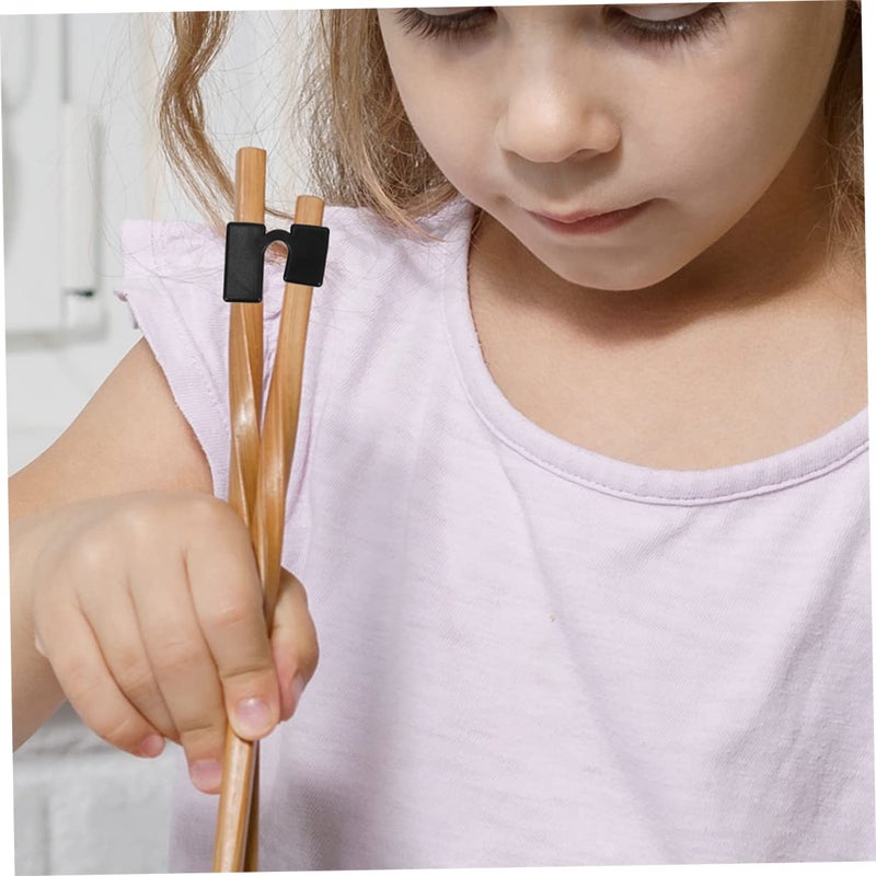 Red Plastic Chopstick Training Covers 6pcs Non Slip Holders for Beginners Learning - Image 5