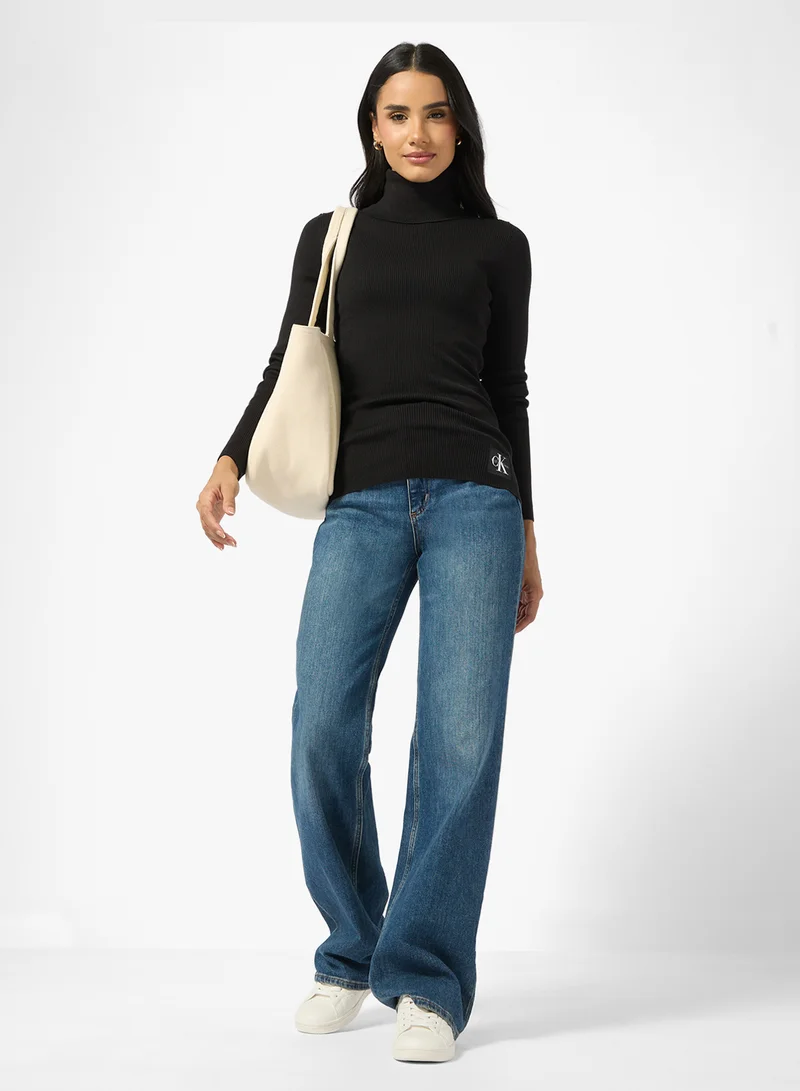 كالفن كلاين جينز Essential Roll Neck Sweater