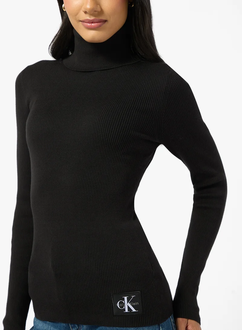 كالفن كلاين جينز Essential Roll Neck Sweater