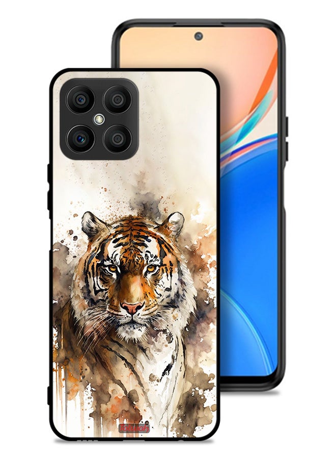 Tolwak Honor X8 4G Protective Case Cover Leopard Abstract Art - Image 1