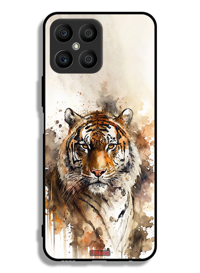 Tolwak Honor X8 4G Protective Case Cover Leopard Abstract Art - Image 2