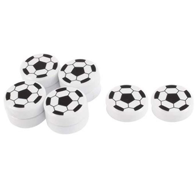 XMHF Football Shape Magnetic Sticker Round Soccer Refrigerator Whiteboard Fridge Magnet 10pcs - Image 1