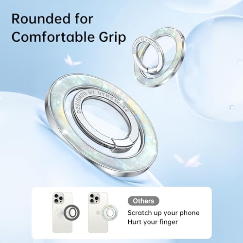 Syncwire Magnetic Phone Grip for MagSafe, Sparkle Ring Holder, Rotatable Kickstand Bling Ring Stand Removable MagSafe Accessories for iPhone 17 Pro Max 16 15 14 13, Android, Samsung etc. - Image 2