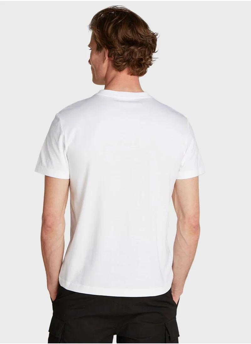 Calvin Klein Jeans 2 Pack Logo Crew Neck T-Shirt