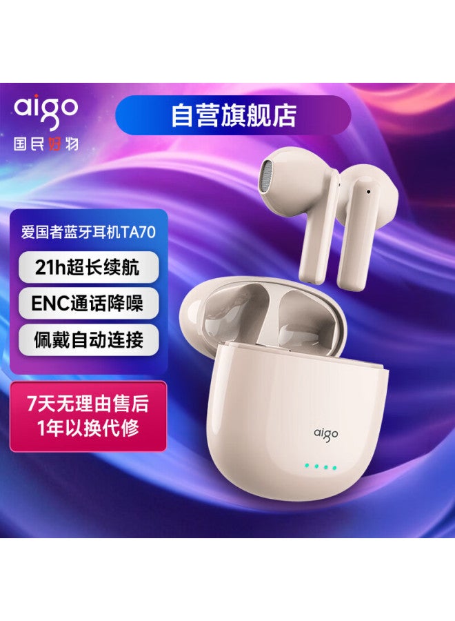aigo In-ear Tws Bluetooth Earbuds Wireless Noise Cancelling Wear Comfortable Running Sports Bluetooth Headphones - Image 3