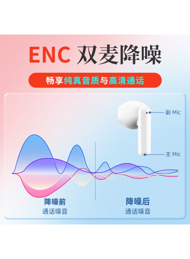 aigo In-ear Tws Bluetooth Earbuds Wireless Noise Cancelling Wear Comfortable Running Sports Bluetooth Headphones - Image 5