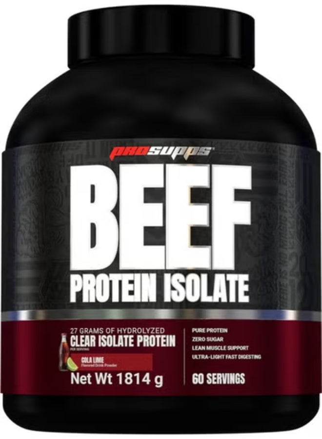 ProSupps Beef Protein Isolate powder 4lb Cola Lime + Prosupps Creatine Monohydrate Unflavored 300g - Image 2