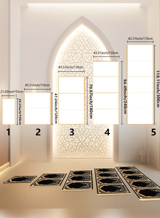 Multi-Person Prayer Mats With Anti-Slip Bottom - Image 3