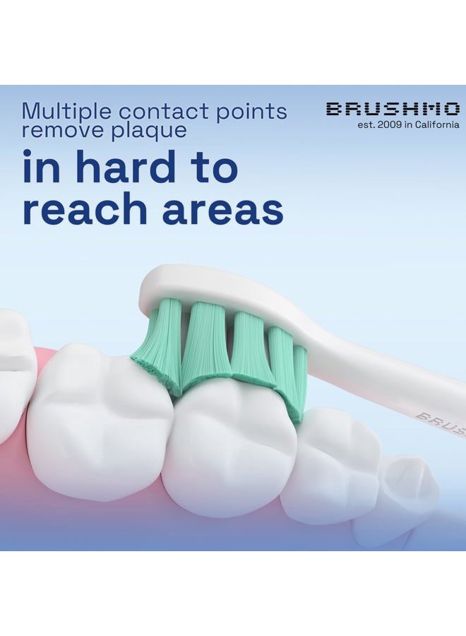Brushmo Replacement Toothbrush Heads Compatible with Philips Sonicare Electric Toothbrush, White, 10 pc Variety Pack - Image 5