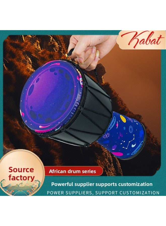 Somali Goat African Drum For Adults and Children Beginners Hand Drum Professional Performance Teaching Drum African drum [totem 2.0] 4-inch - Image 2