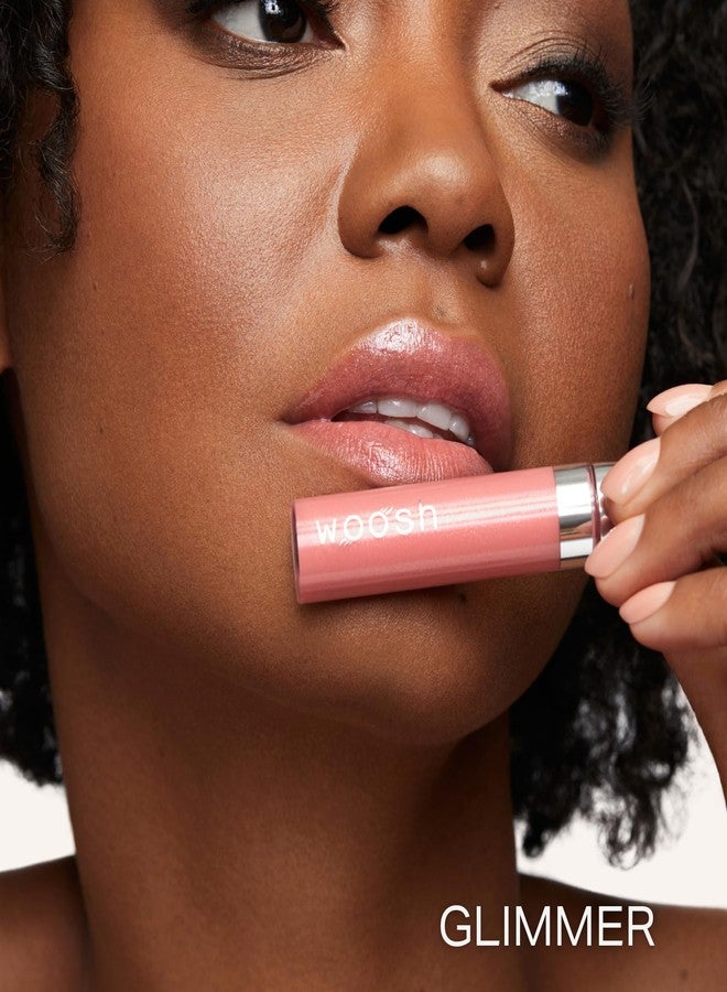 Woosh Beauty, Spin-On Lip Gloss, Hydrating Hyaluronic Acid & Shea Butter, No Fine Lines, Shine Finish, Vegan & Cruelty-Free - Image 2