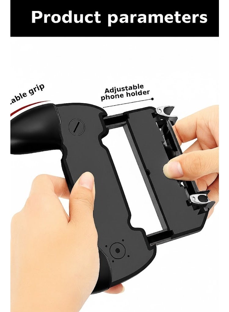 W10 Mobile Gaming Armband - Ergonomic Design - Extendable Compatible with All Phones Up to 6.5 Inch -black - Image 3