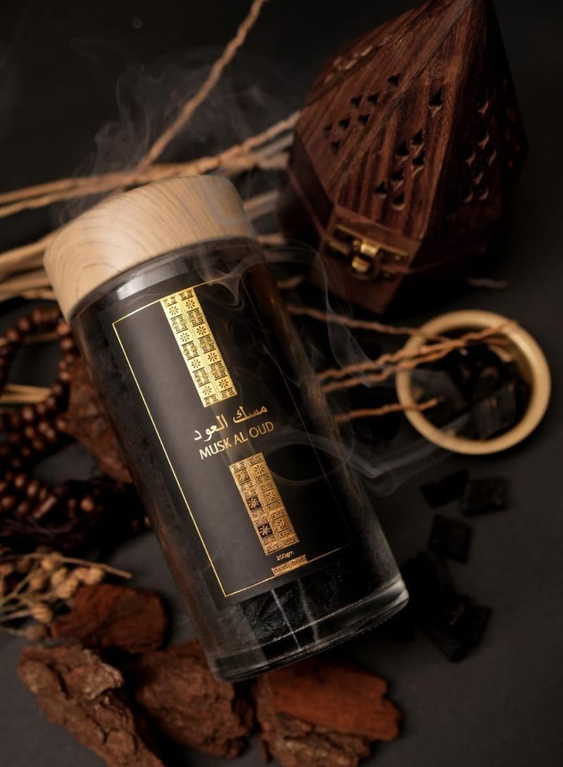 سيميكول مسك مسك العود معطر - عود بخور شرقي نقي 100٪ | 220 جرام رائحة طويلة الأمد خالية من الدخان | رائحة طبيعية منعشة | البخور العربي للمنزل والتأمل - Image 2