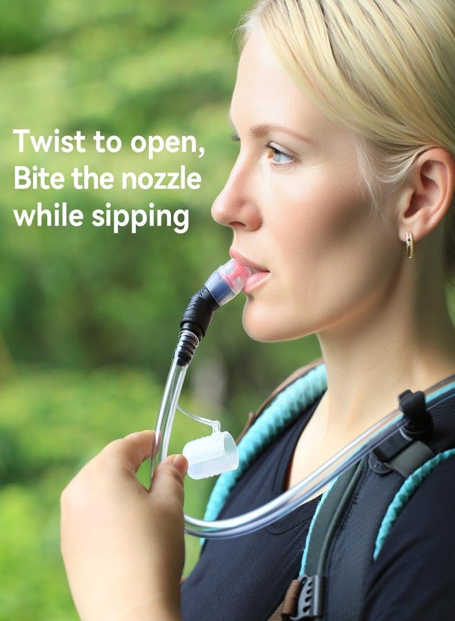 Burtrail Switch Bite Valve Tube Nozzle Replacement Kit, with Magnetic Water Tube Clip, Compatible with Hydration Packs - Image 4