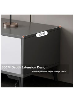 HXDream Tv Table,TV Table Stand With Three Cabinet Doors 120 X 30 X 40 CM,For Living Room, Reception Room  - Image 4