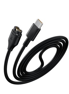 Y&D Charger Cable for Garmin Watches Fenix7 5x 6 6x 6s Pro, Etc., Type C Interface Charging 1m Long Universal Portable Replacement Watch Data (black)  - Image 1